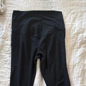 Fabletics Maternity Black Leggings L
